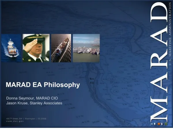 MARAD EA Philosophy