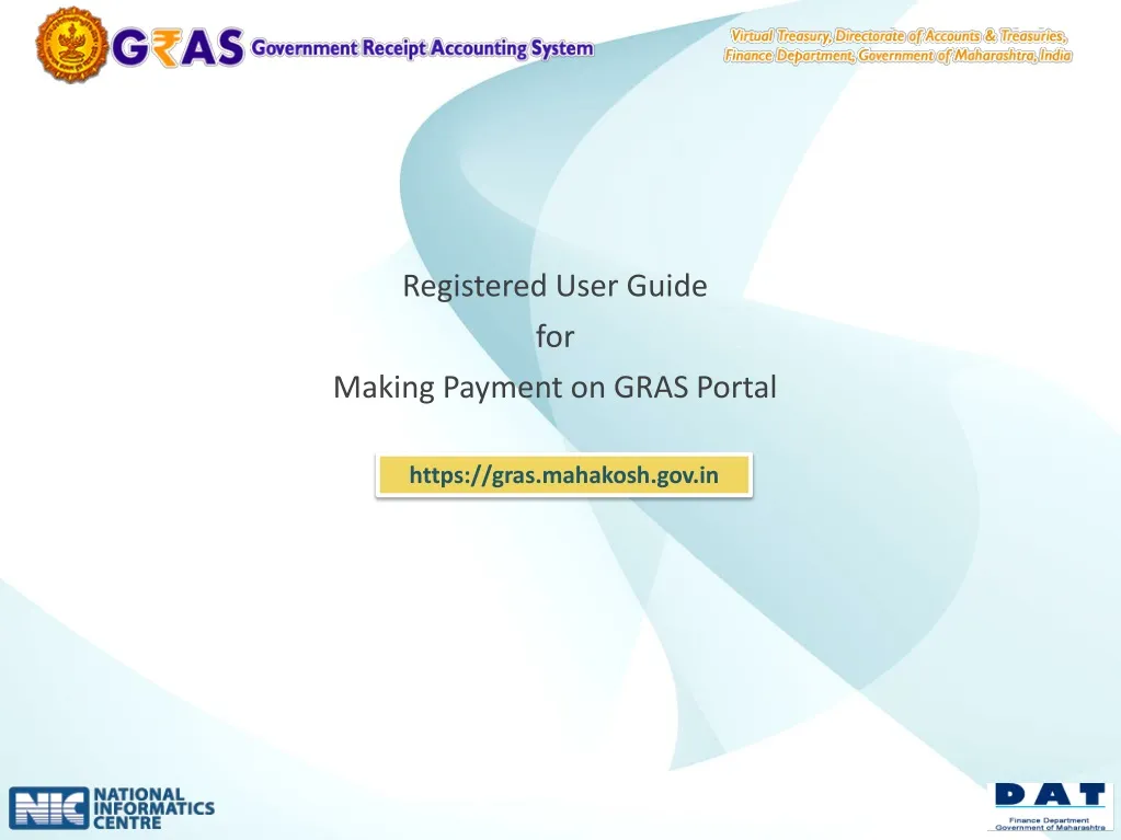 registered user guide for making payment on gras