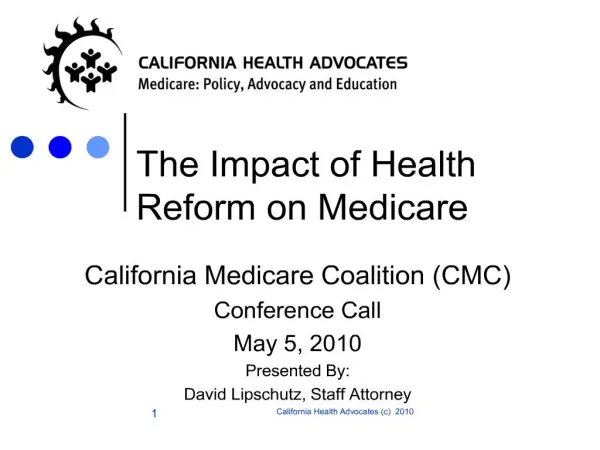The Impact of Health Reform on Medicare