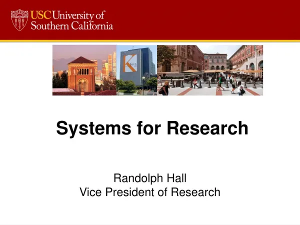Systems for Research