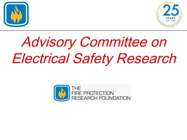 Advisory Committee on Electrical Safety Research