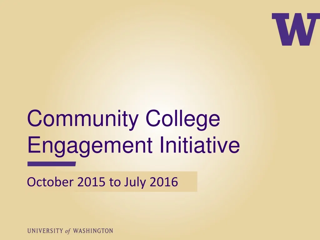 community college engagement initiative