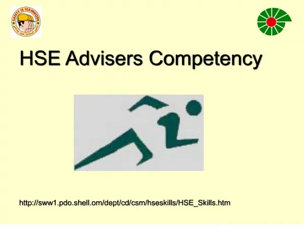 HSE Advisers Competency