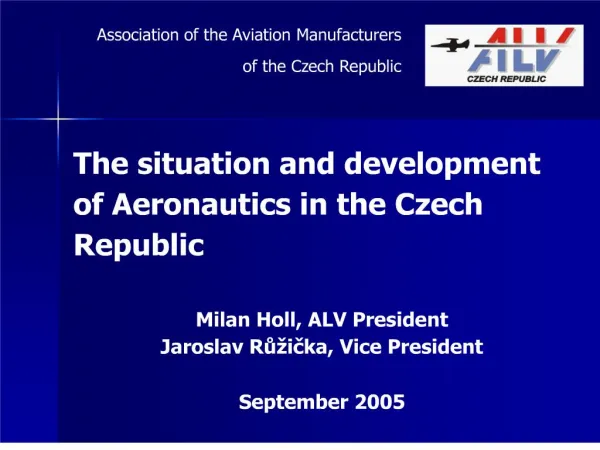 Association of the Aviation Manufacturers of the Czech Republic