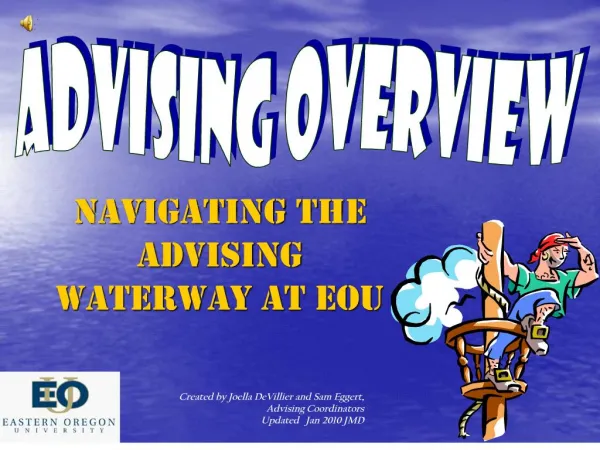 Navigating the advising waterway at EOU
