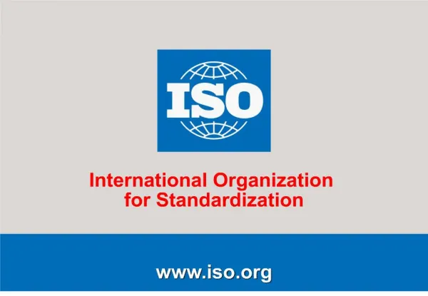 Overview of ISO 9001 and ISO 14001 by Roger Frost e-mail frostiso Manager, Communication Services Marketing and Communic