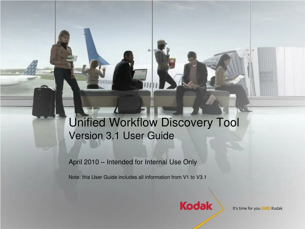 unified workflow discovery tool version 3 1 user