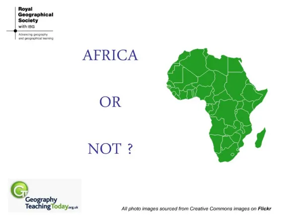 AFRICA OR NOT