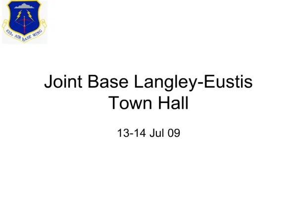 Joint Base Langley-Eustis Town Hall