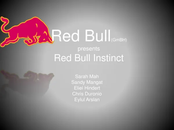 Red Bull (GmBH) presents Red Bull Instinct