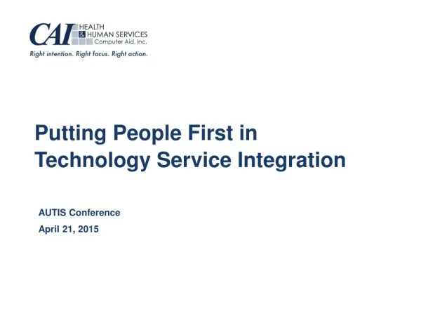 Putting People First in Technology Service Integration