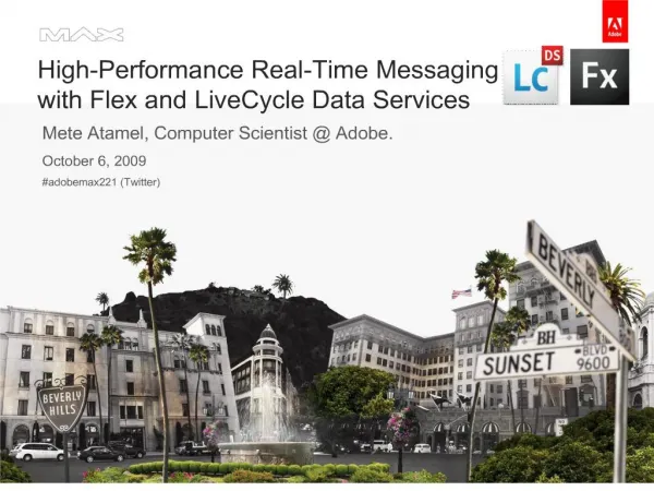 High-Performance Real-Time Messaging with Flex and LiveCycle Data Services