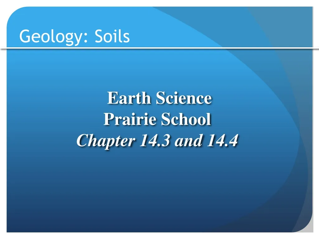 geology soils
