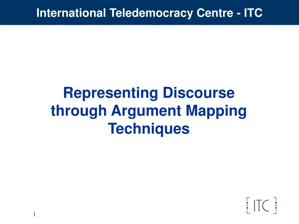 international teledemocracy centre itc