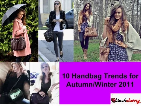 10 Handbag Trends for AutumnWinter 2011