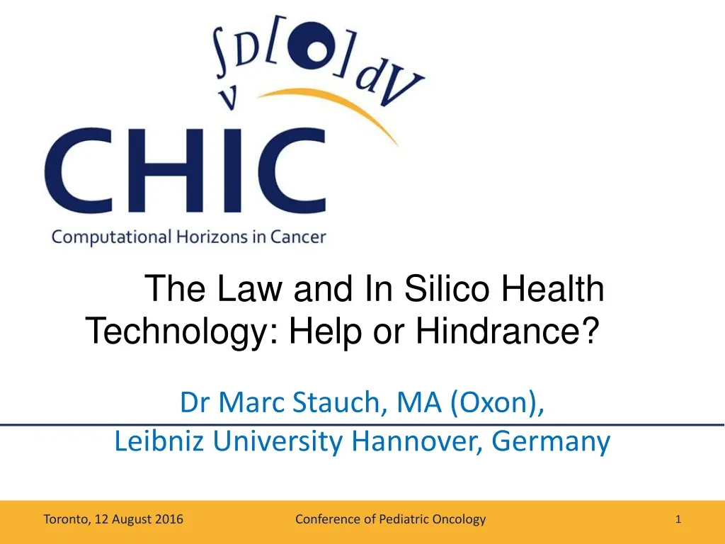 the law and in silico health technology help