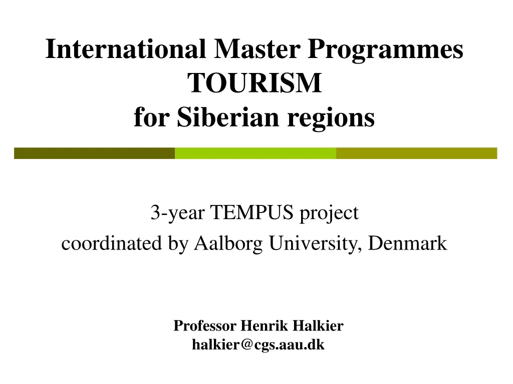 international master programmes tourism for siberian regions