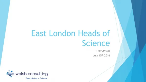 East London Heads of Science