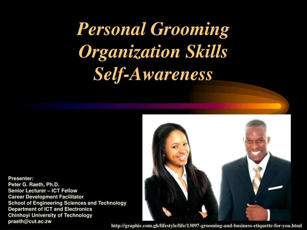 personal grooming organization skills self awareness