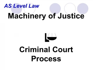 AS Level Law - slide 1