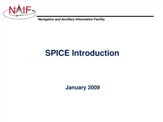 SPICE Introduction - slide 1