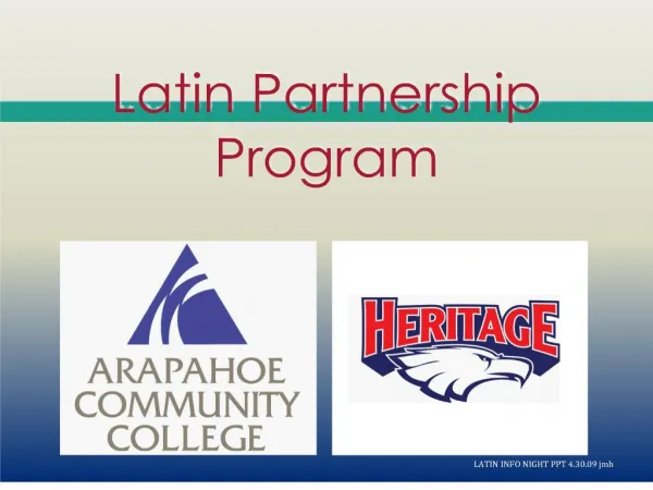 Latin Partnership Program
