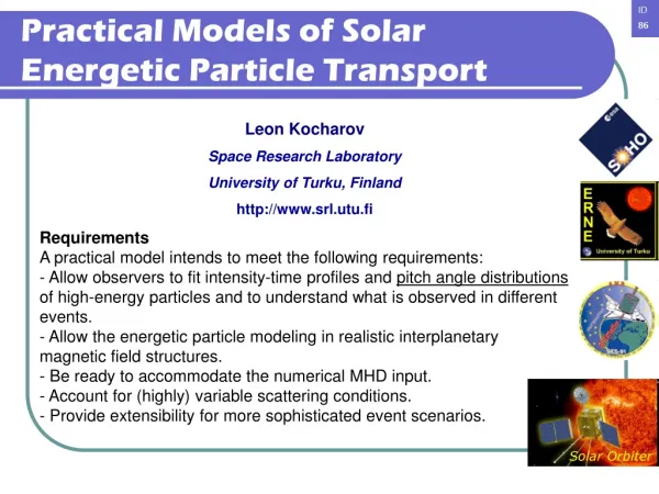 Practical Models of Solar Energetic Particle Transport