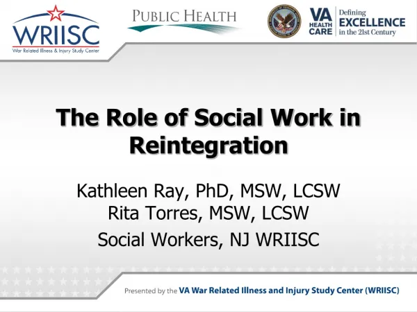 The Role of Social Work in Reintegration