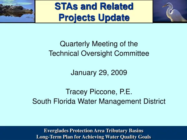STAs and Related Projects Update