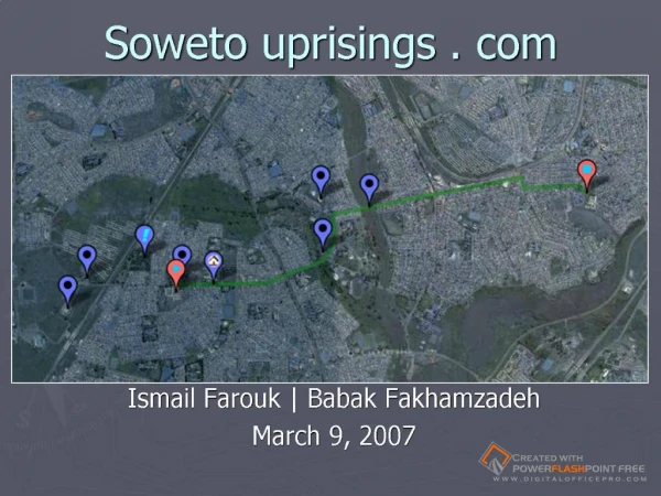 Soweto uprisings presentation