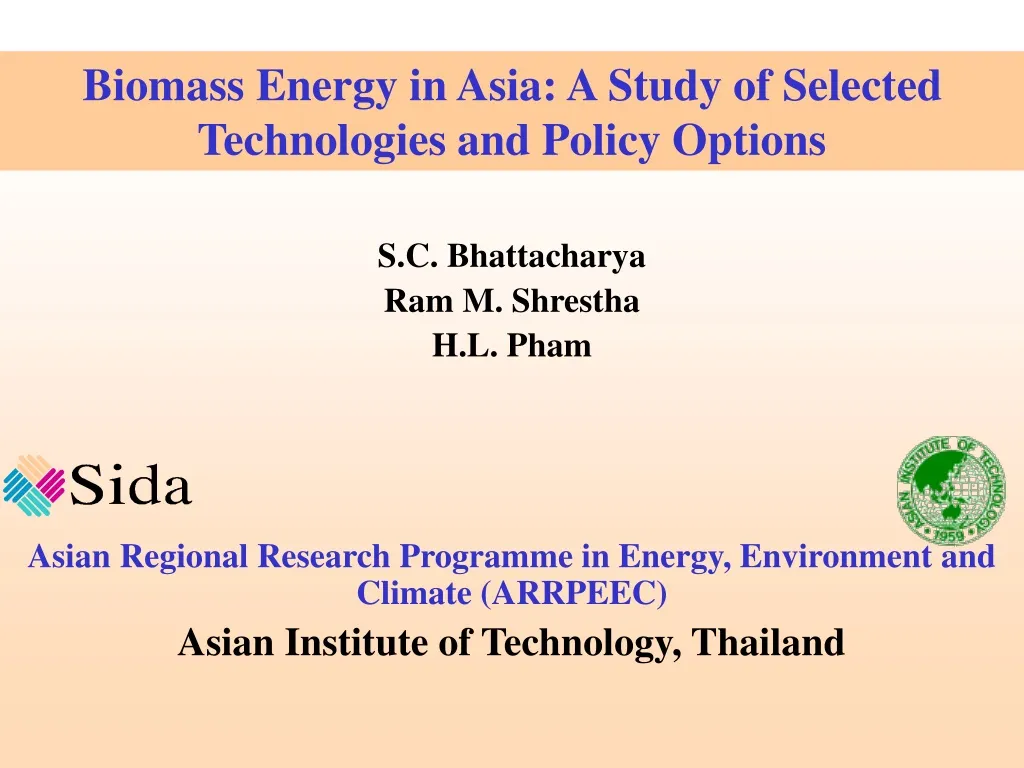 biomass energy in asia a study of selected