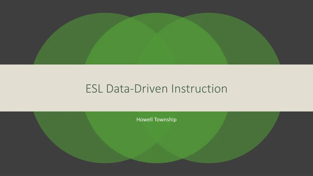 esl data driven instruction