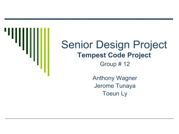Senior Design Project Tempest Code Project