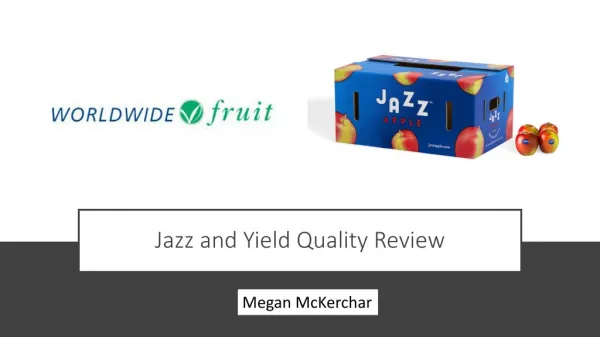 Jazz and Yield Quality Review