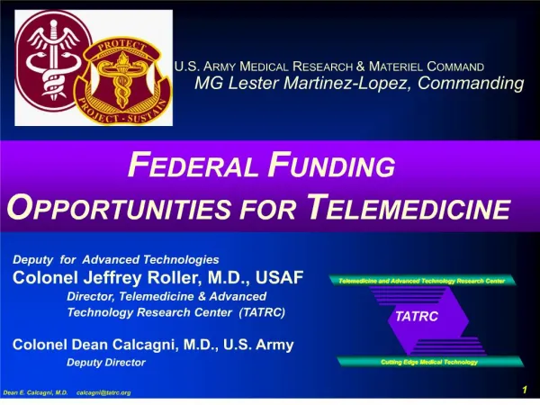 Telemedicine and Advanced Technology Research Center