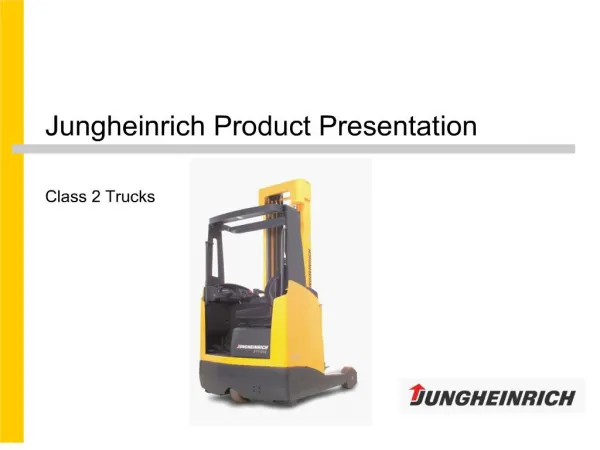 Jungheinrich Product Presentation