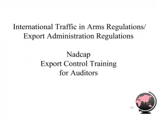 International Traffic in Arms Regulations
