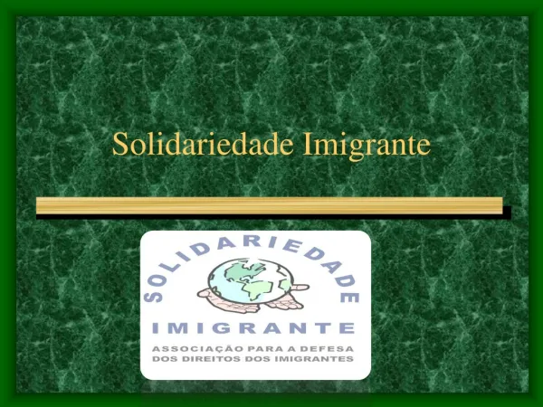 Solidariedade Imigrante