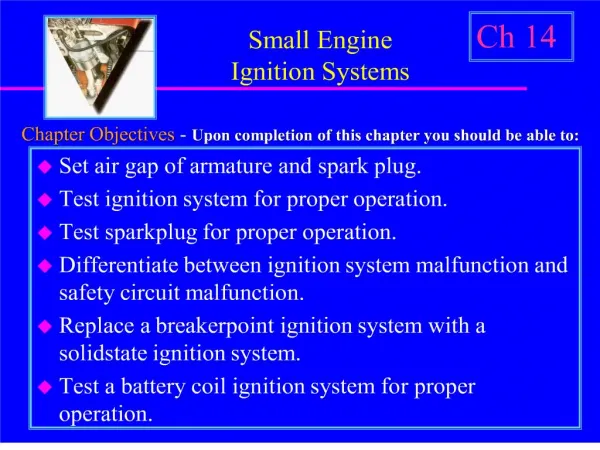 Small Engine Ignition Systems
