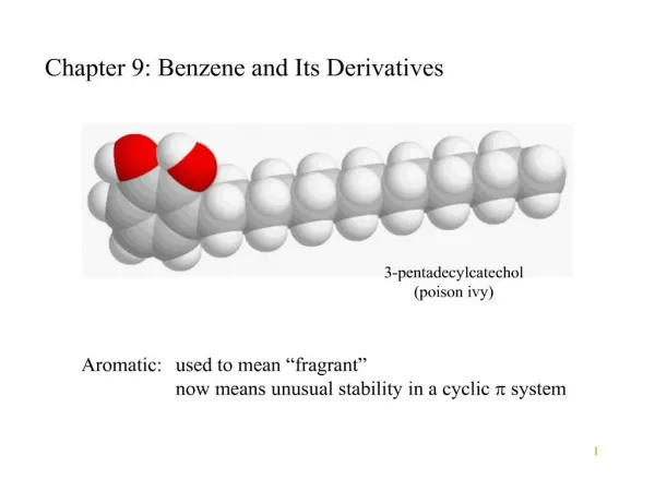 Chapter 9: Benzene and Its Derivatives