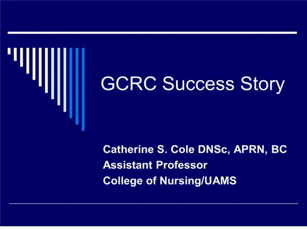 GCRC Success Story