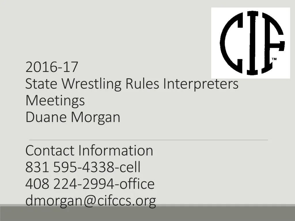 2016 17 state wrestling rules interpreters