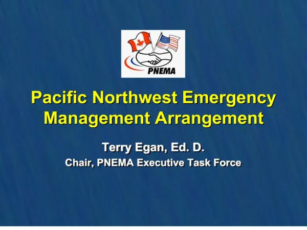 Pacific Northwest Emergency Management Arrangement