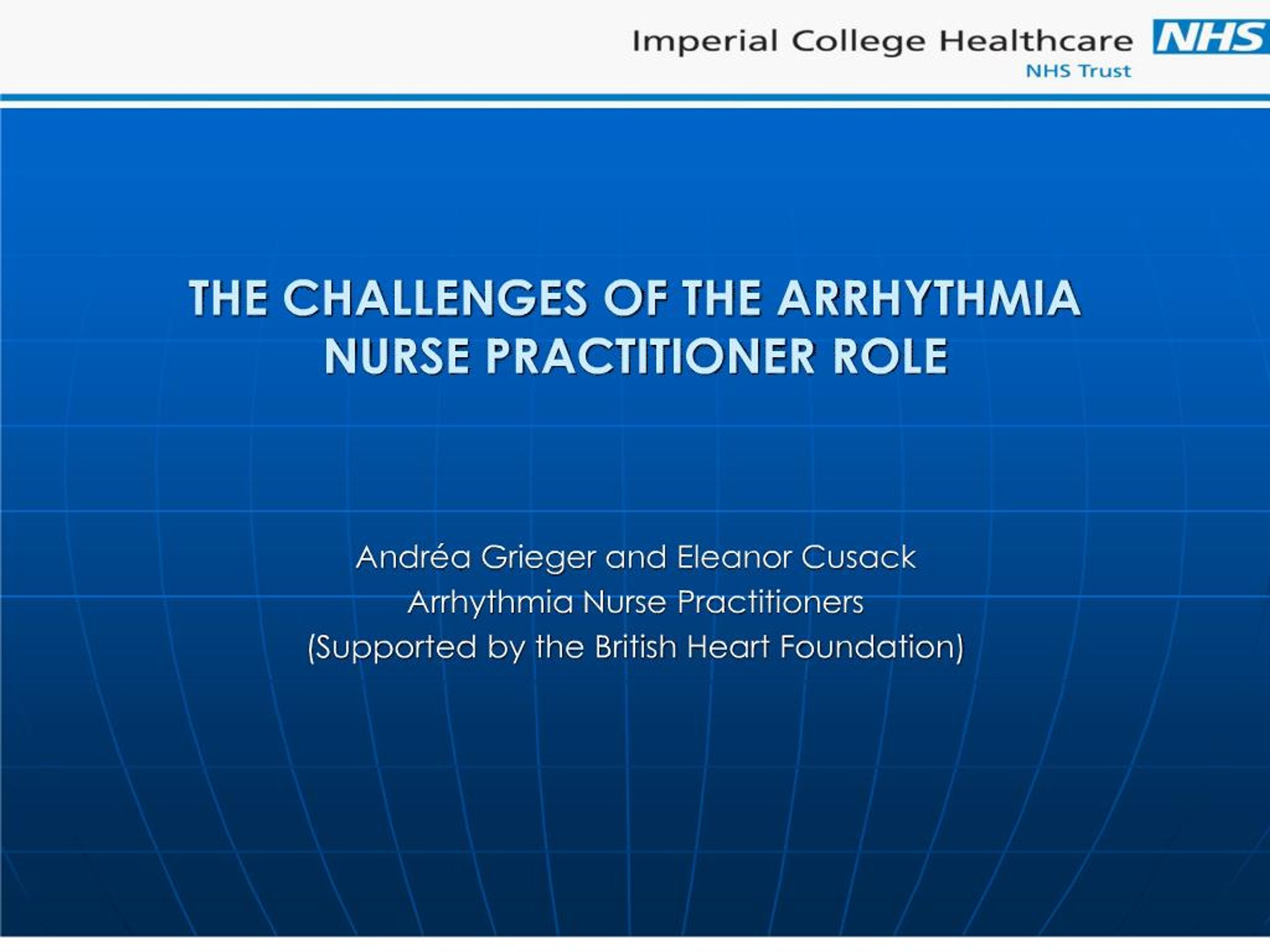 PPT - THE CHALLENGES OF THE ARRHYTHMIA NURSE PRACTITIONER ROLE ...