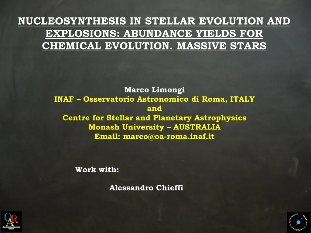 nucleosynthesis in stellar evolution