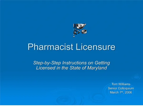Pharmacist Licensure
