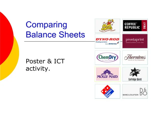 Comparing Balance Sheets