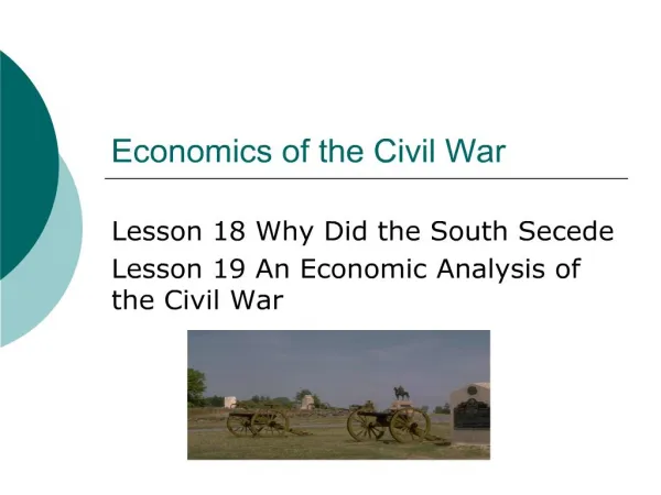 Economics of the Civil War