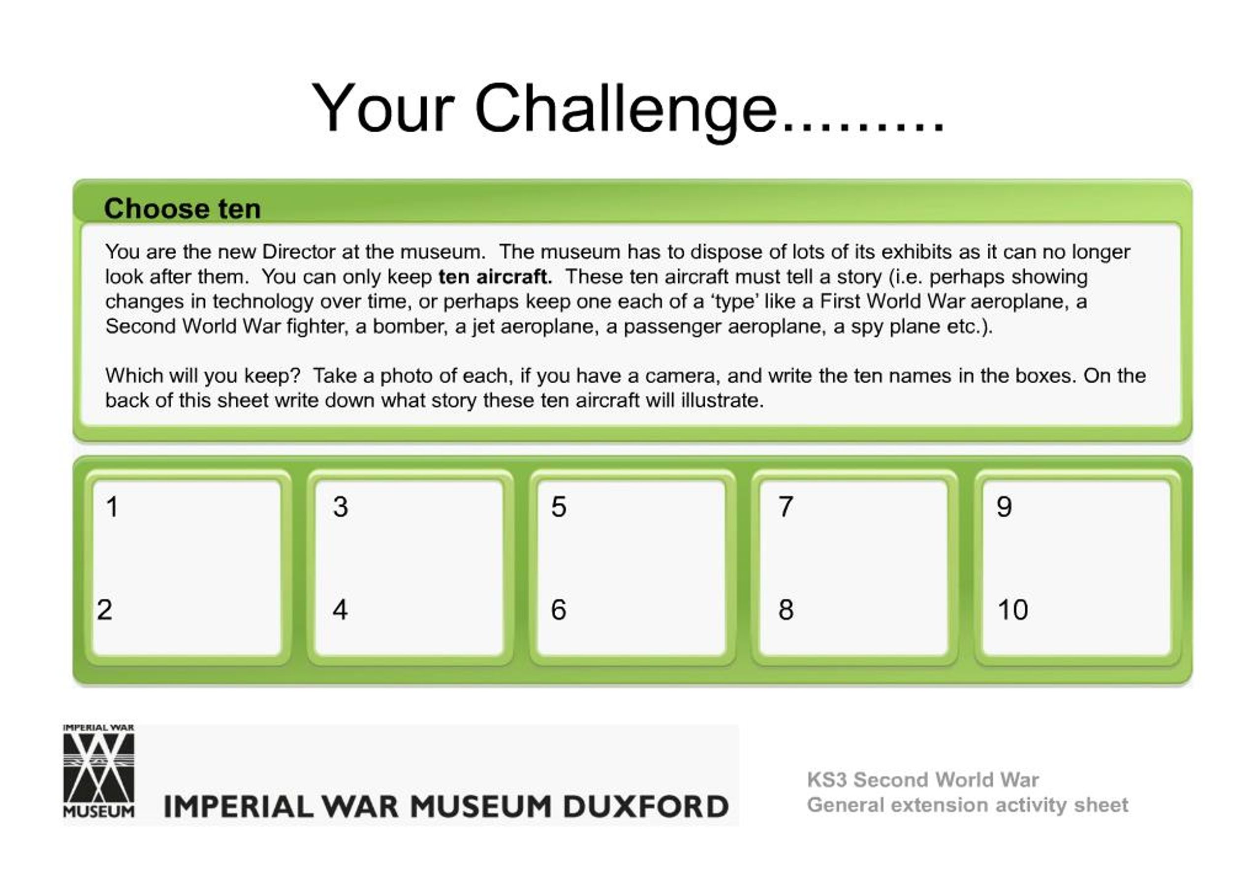 PPT - KS3 Second World War General extension activity sheet PowerPoint ...