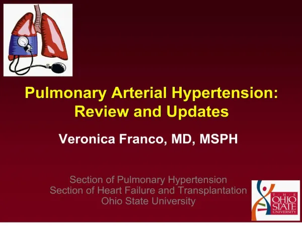 Pulmonary Arterial Hypertension: Review and Updates